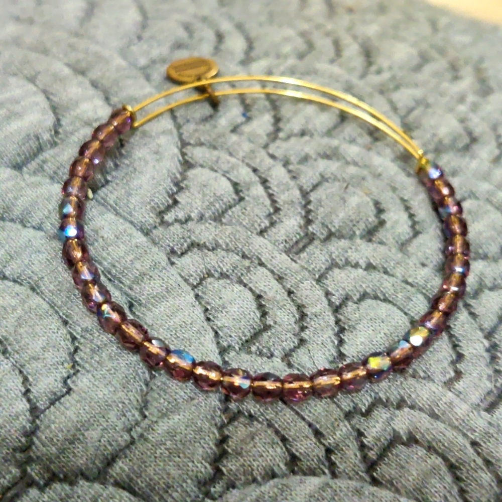 Simple and elegant Alex and Ani small beaded bracelet